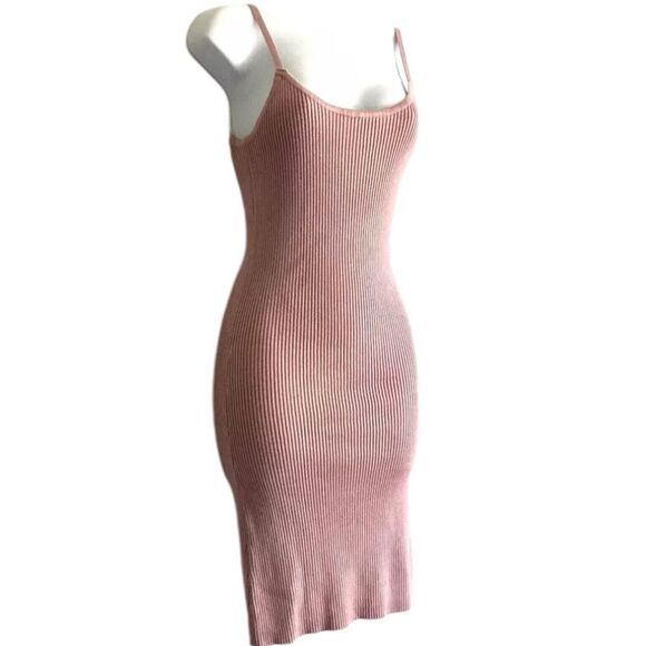 House of Harlow 1960 Two Piece Dress Shrug Set Sweater Truffle Pink S - Picture 3 of 11